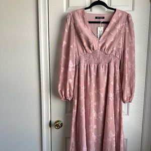 Simplee Women's Boho Blush Maxi Dress